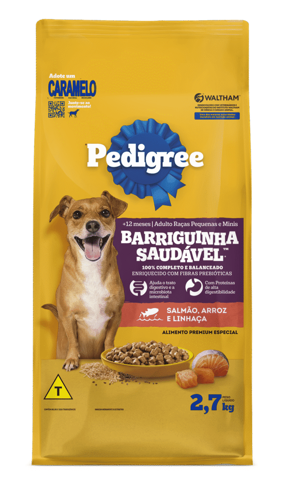 PEDIGREE BARRIGUINHA SAUDÁVEL SALMÃO 2,7kg-900g